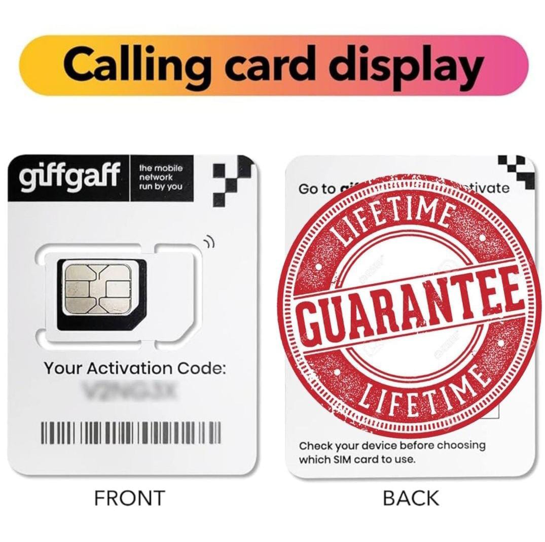 GiffGaff UK SIM in Pakistan – WhatsApp, TikTok LIVE, PayPal & OTPs! 🚀