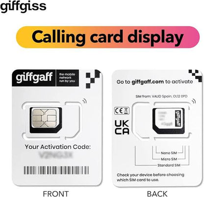 GiffGaff UK SIM in Pakistan – WhatsApp, TikTok LIVE, PayPal & OTPs! 🚀